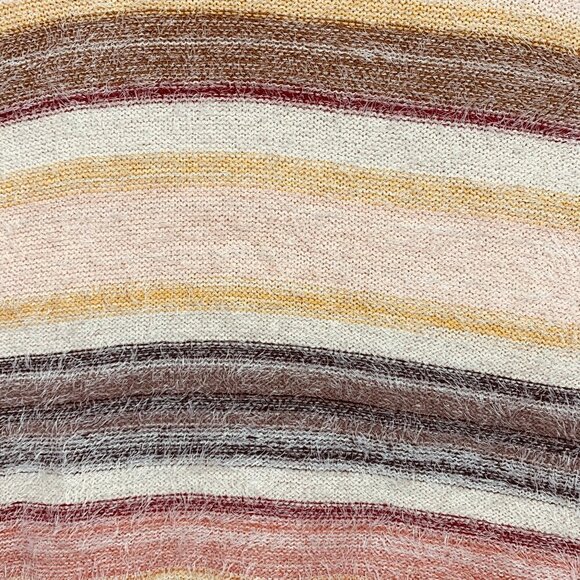 - mulitcolored crew neck sweater size medium  by cream - Picture 3 of 10